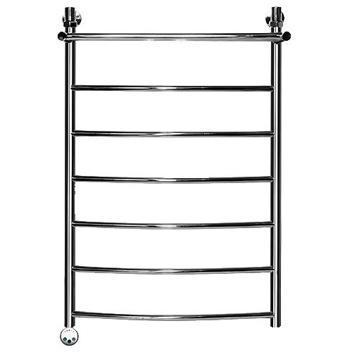 Электрический полотенцесушитель Ника ЛД/ВП Электрическая Лесенка Дуга/Верхняя Полка 100х60 -7 лев