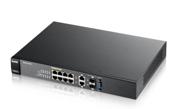 Коммутатор ZyXEL, GS2210-8HP-EU0101F