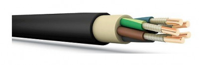 Кабель силовой огнестойкий, не распространяющий горение, не содержащий галогенов ППГнг(А)-HF 3х6,0 ГОСТ ККЗ (KKZ40-00009636)