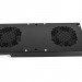 Вентиляторный модуль Rem R-FAN, 230V, 45х432х195 мм (ВхШхГ), вентиляторов: 2, 86 дБ, поток: 300 м3/ч, для шкафов ШТК-М 600, 800, 1000, цвет: чёрный, (с колодкой)