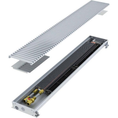 Внутрипольный конвектор длиной 1,1 м - 1,5 м Minib COIL-T50 1500