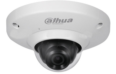Сетевая IP видеокамера Dahua, купольная, помещ./улица, 5 Мп, 1/2,5’, 2592х1944, 30 к/с, цв: 0,02лк, объе-в: 1,4мм, DH-IPC-EB5531P