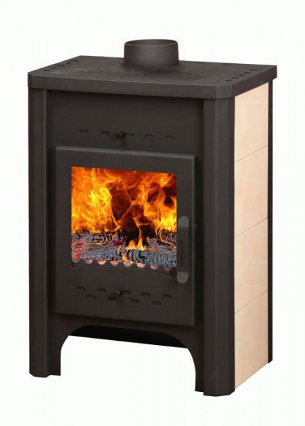 Дровяная печь ЭКОКАМИН БАВАРИЯ С ПЛИТОЙ
