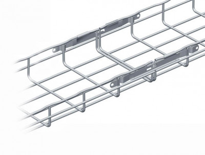 Соединитель Cablofil, безвинт., для проволочных лотков, с ключом, длина 250 мм, сталь, покрытие: горячий цинк