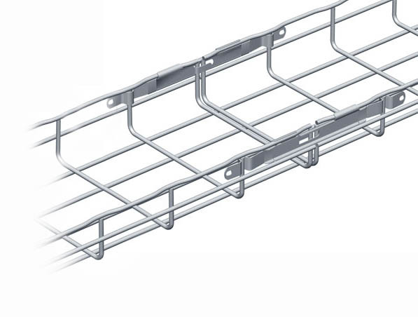 Соединитель Cablofil, безвинт., для проволочных лотков, с ключом, длина 250 мм, сталь, покрытие: горячий цинк