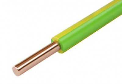 Провод установочный ПуВнг(А)-LS 1х10,0 ж/з. ГОСТ ККЗ