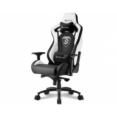 Кресло игровое Sharkoon SKILLER SGS4 BK/WH