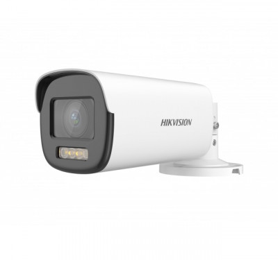 Аналоговая видеокамера HIKVISION ColorVu, bullet-камера, улица, 2Мп, 1/1,8’, 1920х1080, HD, об-в:2,8-12мм, DS-2CE19DF8T-AZE(2.8-12mm)