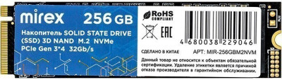 Накопитель SSD 256Gb Mirex (13640-256GBM2NVM)