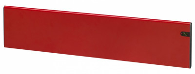 Конвектор электрический Glamox H30 200мм/600Вт/IP20 красный