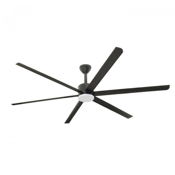 Вентилятор с подсветкой Faro KHIOS LED черный