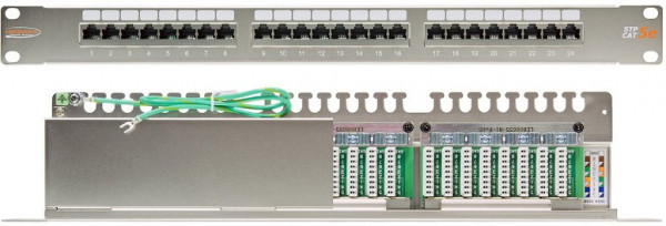 Патч-панель NIKOMAX NMC-RP24SD2-1U-MT
