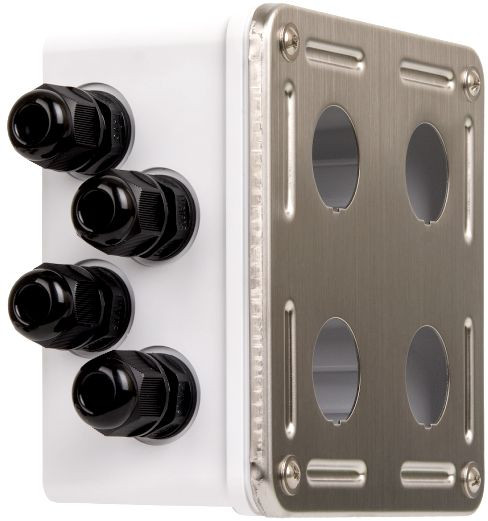 Корпус настенной розетки NIKOMAX NMC-MB4P-IS-MT