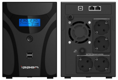 Источник бесперебойного питания Ippon Smart Power Pro II 1600 Euro (1029742)
