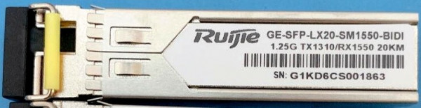 Трансивер Ruijie GE-SFP-LX20-SM1310-BIDI