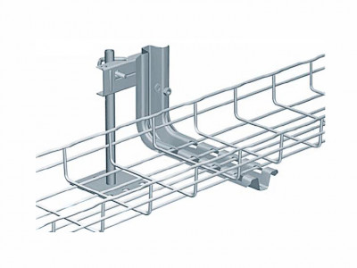 Стойка Cablofil, напольн., для проволочных лотков, с опорой, 120х50 (ШхВ), сталь, покрытие: м. Сендзимира