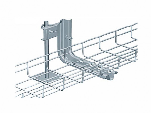 Стойка Cablofil, напольн., для проволочных лотков, с опорой, 120х50 (ШхВ), сталь, покрытие: м. Сендзимира