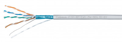 Кабель «витая пара» (LAN) для структурированных систем связи FTP-4P-Cat.5e-SOLID-LSLTx-GY-100 (11791c-5)