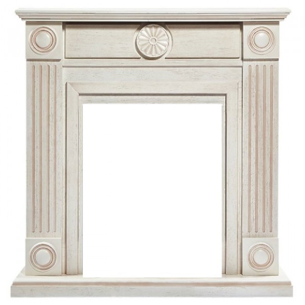 Классический портал для камина Firelight Frame Classic шпон белёный дуб