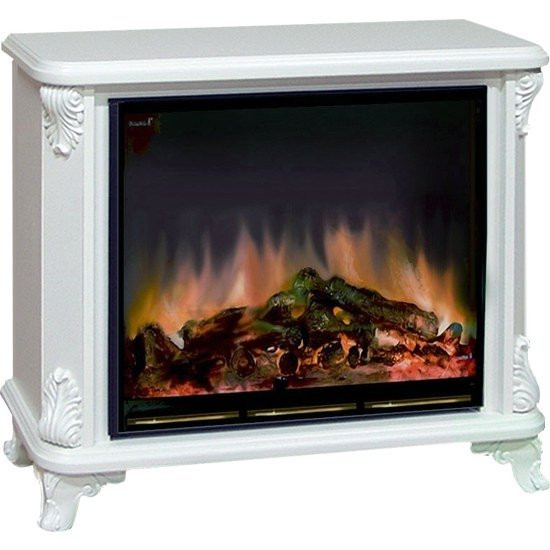 Электрокамин с широким очагом 2D Glenrich Версаль (Arte 28) Белый