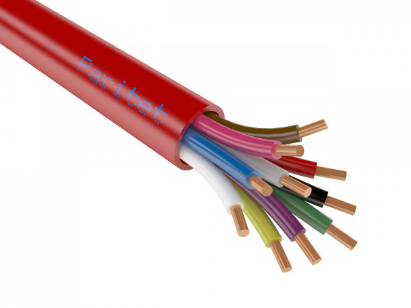 Кабель не распространяющий горение при групповой прокладке, с пониженным дымо- и газовыделением КСВВнг(А)-LS 18х0,5 (Паритет)