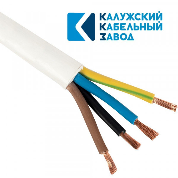 Провод со скрученными жилами ПВС 4х16,0 белый ГОСТ ККЗ