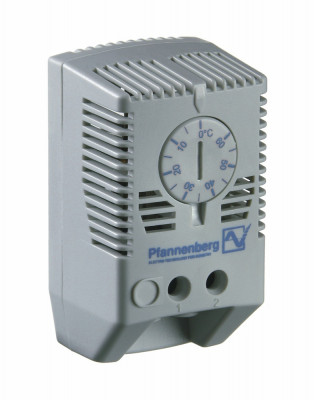 Термостат Pfannenberg FLZ, 72х40х36 мм (ВхШхГ), на DIN-рейку, 230V, замыкающий