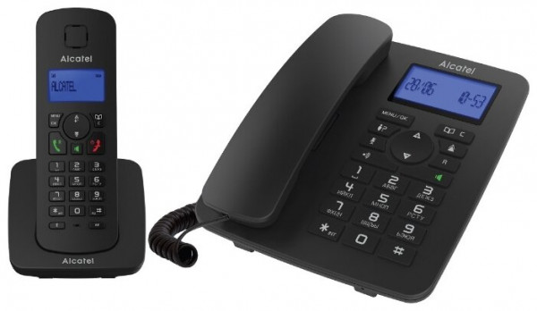 Радиотелефон Alcatel M350 Combo Black