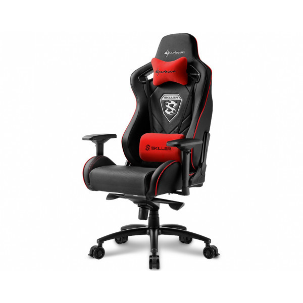 Кресло игровое Sharkoon SKILLER SGS4 BK/RD