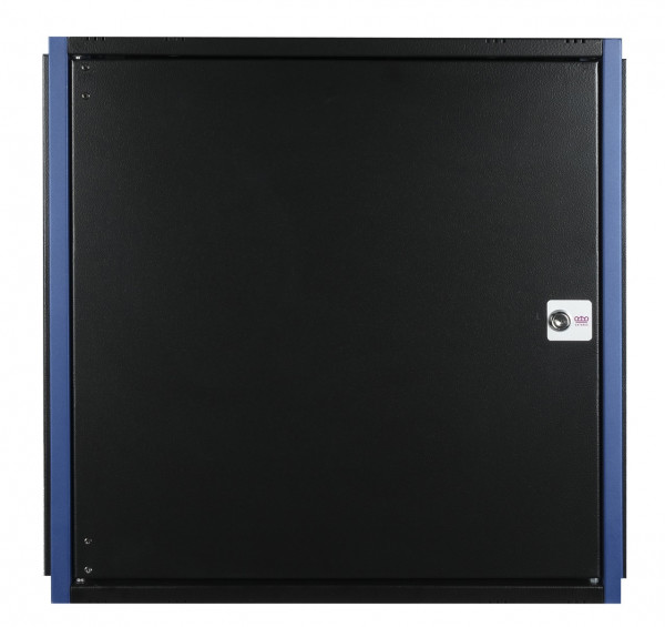 Шкаф телекоммуникационный настенный Datarex, 19", 12U, 490х600х600 мм (ВхШхГ), дверь: металл, боковая панель: сплошная съемная, разборный, цвет: чёрный