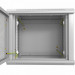 Шкаф телекоммуникационный настенный Hyperline TWL, 19", 6U, 367х600х450 мм (ВхШхГ), дверь: перфорация, боковая панель: сплошная несъемная, разборный, цвет: серый