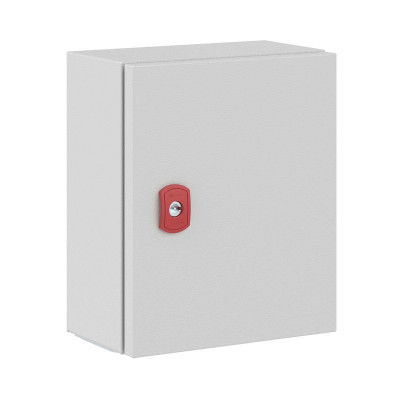 Шкаф электротехнический настенный DKC ST, IP66, 300х250х150 мм (ВхШхГ), дверь: металл, корпус: сталь листовая, цвет: серый, без монтажной панели, (R5ST0391WMP)