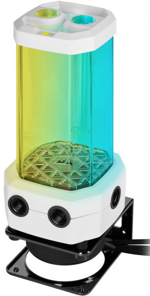 Резервуар с помпой для СЖО Corsair Hydro X Series XD5 RGB (D5 Pump reservoir unit) White