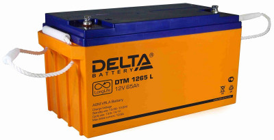 Аккумулятор для ИБП Delta Battery DTM L, 179х167х350 мм (ВхШхГ),  Необслуживаемый свинцово-кислотный,  12V/65 Ач, цвет: оранжевый, (DTM 1265 L)