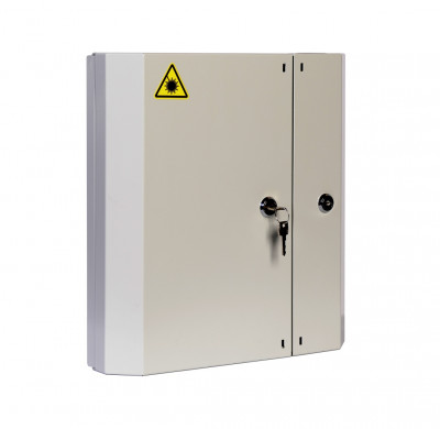 Бокс оптический ЦМО БОН, портов: 24, универсальный, до 48 хОВ, 365х341х87 мм (ВхШхГ), цвет: серый, (БОН-Н-24.2-ОГ)