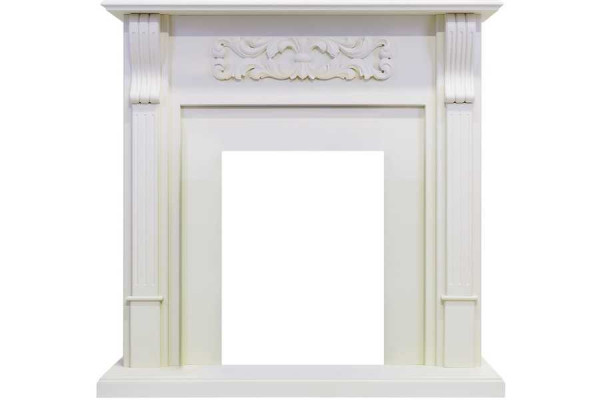 Классический портал для камина Royal Flame Venice под классический очаг (Фактурный белый)