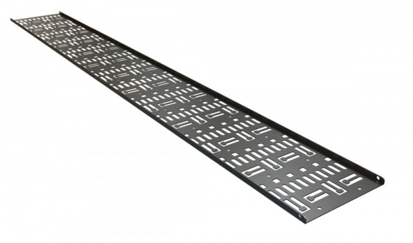 Организатор коммутационных шнуров Hyperline CDV, 42HU, 1868х150х9 мм (ВхШхГ), вертикальный, для шкафов, цвет: чёрный, (перфорированный)