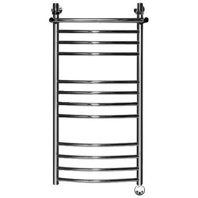 Электрический полотенцесушитель Ника ЛД(г2)/ВП Электрический (Лесенка Дуга/Верхняя Полка/группа2) 100х40 -12 прав