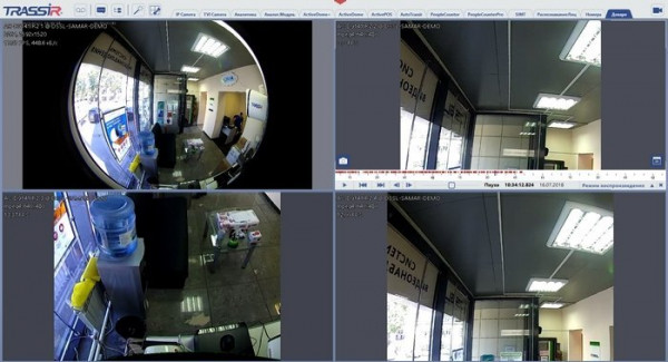 Программное обеспечение для IP систем видеонаблюдения TRASSIR Dewarp HW