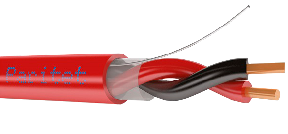 Кабель не распространяющий горение при групповой прокладке, с пониженным дымо- и газовыделением КСВВнг(А)-LS 1х2х0,8 (Паритет)