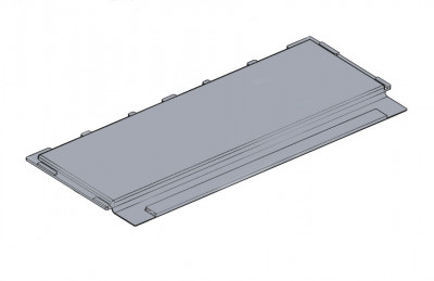 Перегородка (к фундаменту) Elbox, 20х400х250 мм (ВхШхГ), для серии EP
