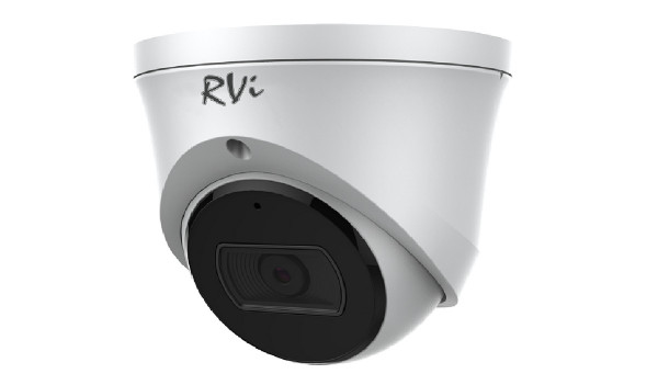 Сетевая IP видеокамера RVI, купольная, универсальная, 2Мп, 1/2,9’, 1920х1080, 30к/с, ИК, цв:0,02лк, об-в:2,8мм, RVi-1NCE2024 (2.8) white