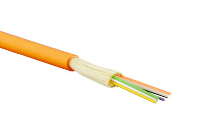 Кабель волоконно-оптический Eurolan Micro-Bundle,  48хОВ, OM2 50/125, LSZH (нг(A)-HF), Ø 7,5мм, универсальный, диэлектрический, арамидные нити, цвет: оранжевый