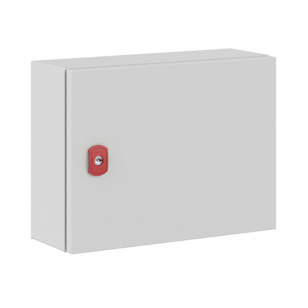 Шкаф электротехнический настенный DKC ST, IP66, 300х400х150 мм (ВхШхГ), дверь: металл, корпус: сталь листовая, цвет: серый, без монтажной панели, (R5ST0341WMP)