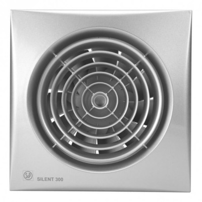 Вытяжка для ванной диаметр 150 мм Soler & Palau SILENT-300 CHZ SILVER