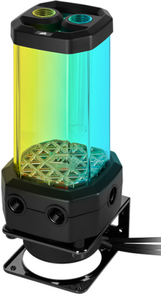 Резервуар с помпой для СЖО Corsair Hydro X Series XD5 RGB (D5 Pump reservoir unit) Black