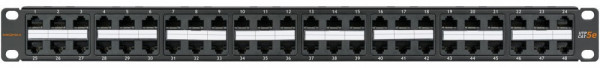 Патч-панель NIKOMAX NMC-RP48UD2-1U-BK