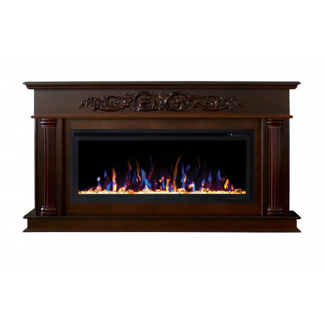 Линейный электрокамин Real-Flame PRINCE 50 NT с очагом SAPHIR 50