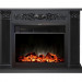 Широкий очаг 2D Real-Flame MoonBlaze S LUX Black
