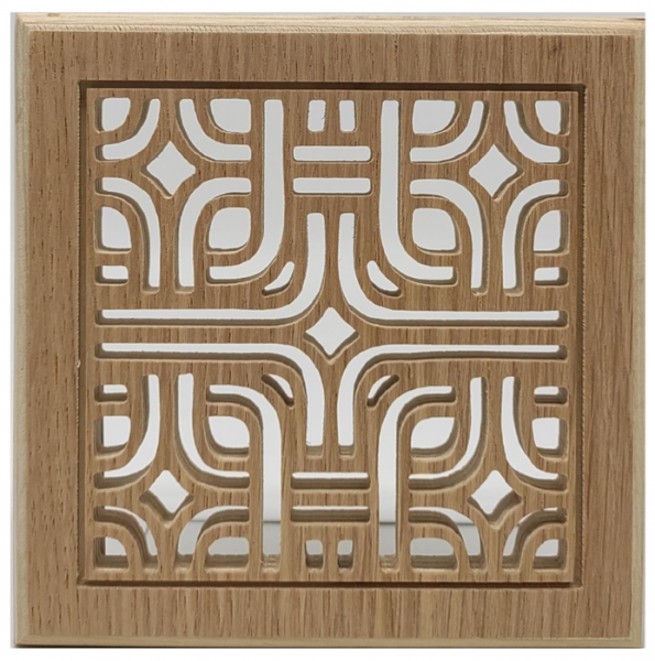 Деревянная решетка Пересвет К-27 300х300 мм